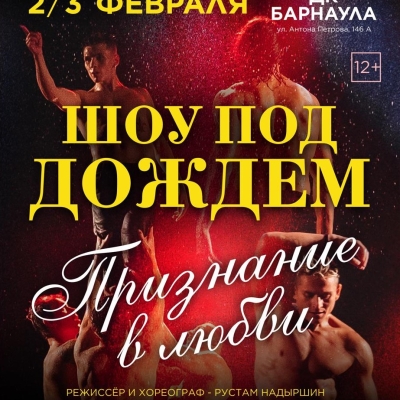 Шоу под дождем «Признание в любви» 03.02.2026